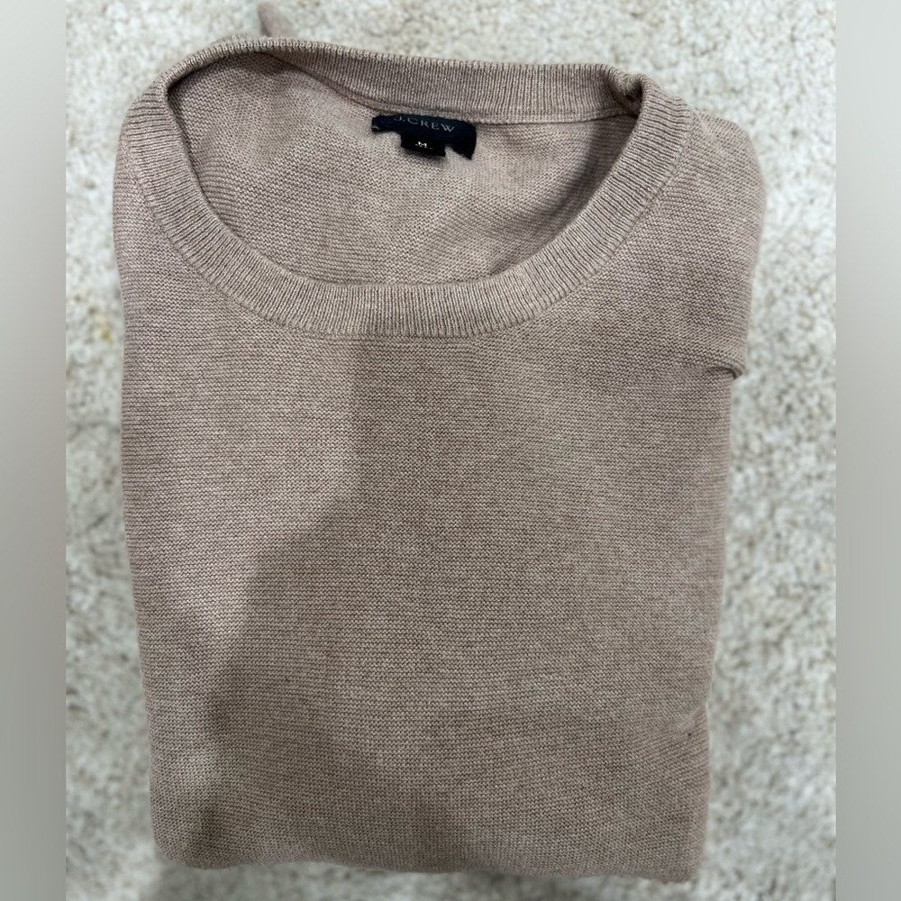 JCREW Men’s tan sweater